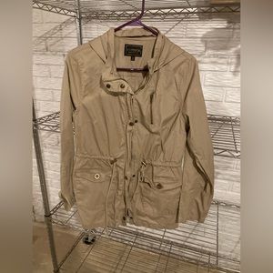 Beige Zippered Jacket by C’Esttoi Women’s Size Medium